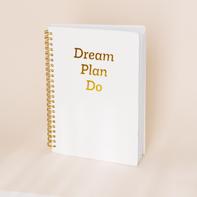 Dream, Plan, Do (White)