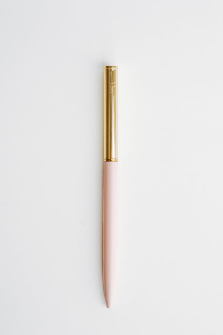 Two Tone Ballpoint Pens (pink & gold )